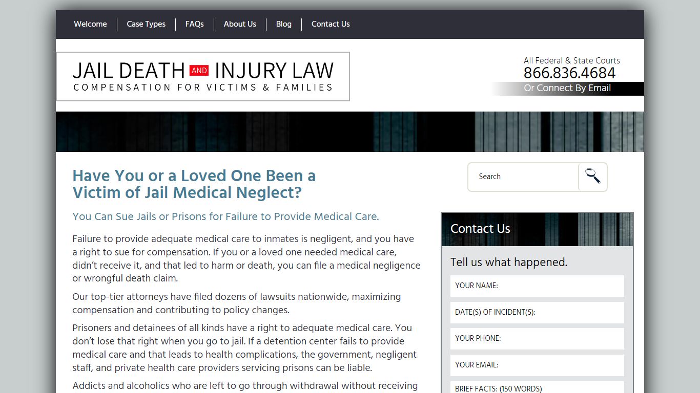 Jail Medical Neglect Victim? You Can Sue Jails for Bad Medical Care